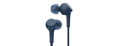 Sony WI-XB400 Extra Bass Auriculares Inalámbricos Intraurales Con Micrófono Para Llamadas De Teléfono, Azul
