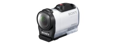 Action Cam Mini HD con cuerpo resistente a salpicaduras | HDR-AZ1