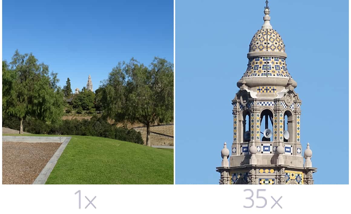 Zoom óptico de 35x