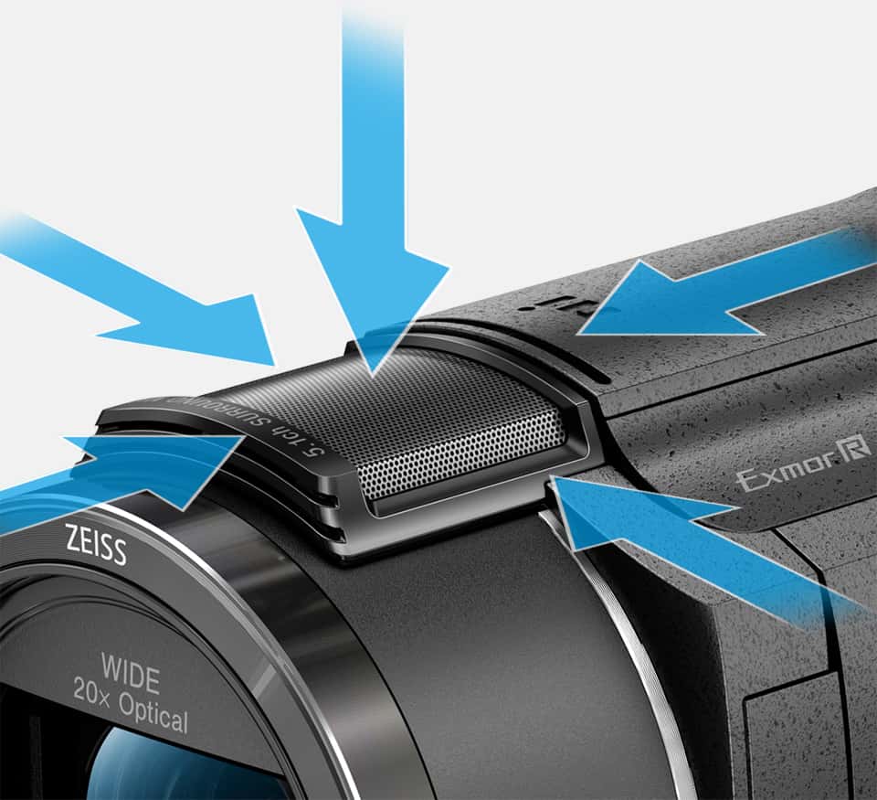 Handycam FDR-AX43 con sensor CMOS Exmor R™ | Sony Spain