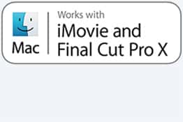 Funciona con iMovie y Final Cut Pro X